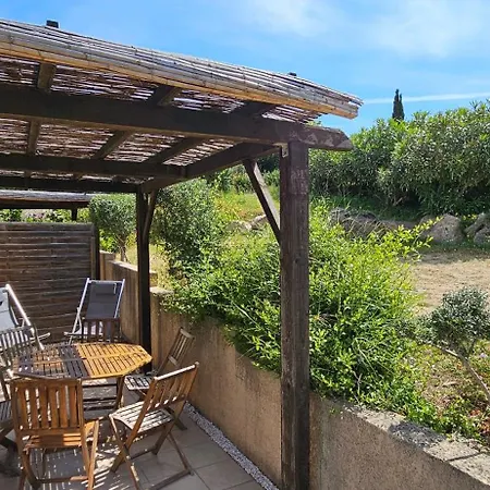 Tatil Evi Mini Caseddu T2, Alba Rossa Avec Piscine & Vue Serra-di-Ferro (Corsica)